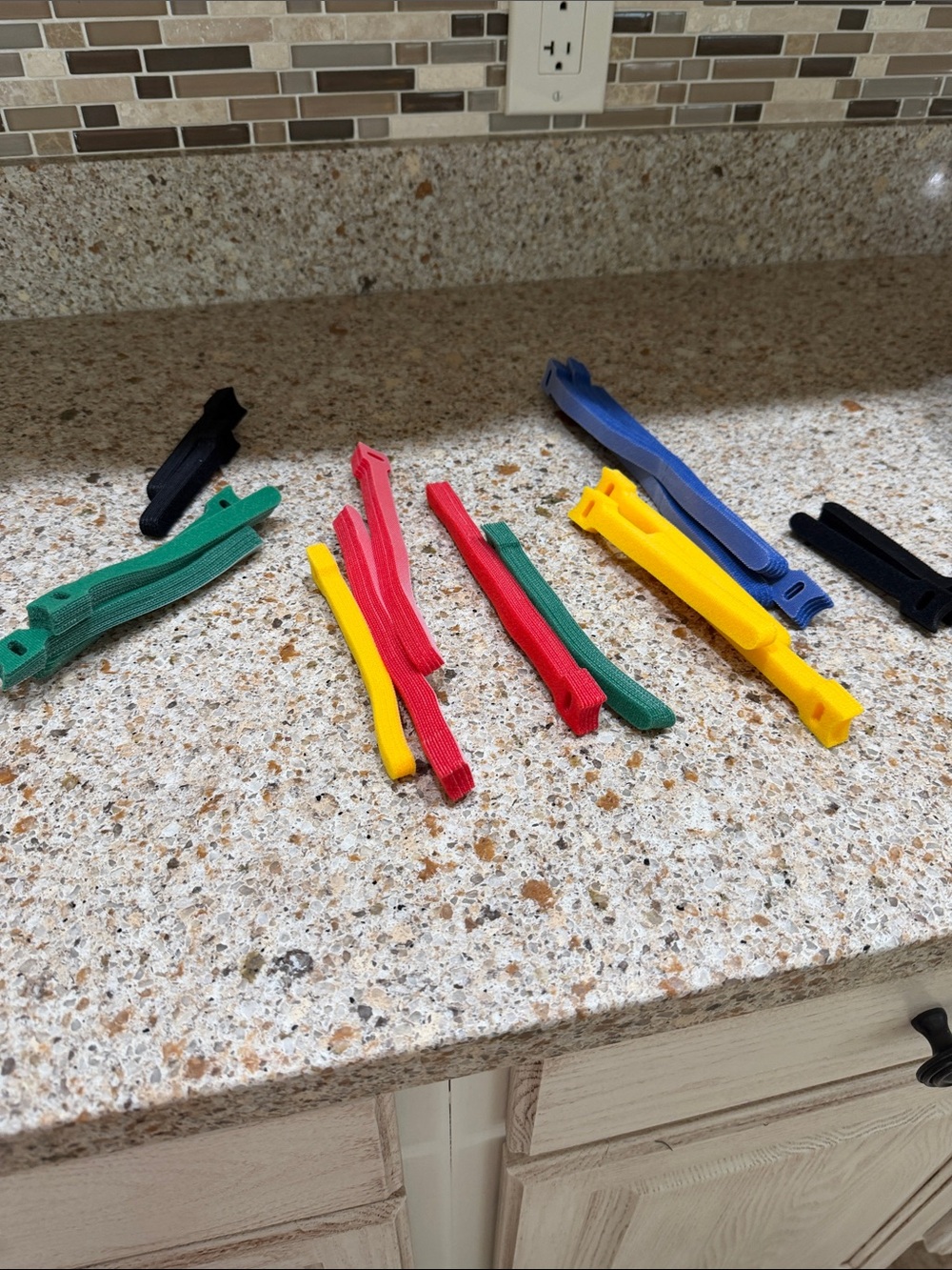 velcro zip tie  Connector Strips - Assorted Colors